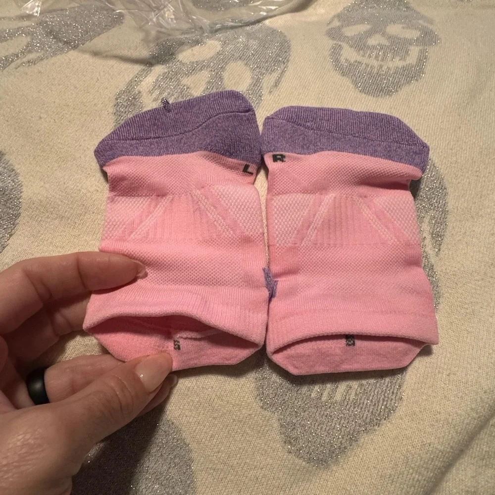 Lululemon athletics Purple and Pink low Socks size small NWOT